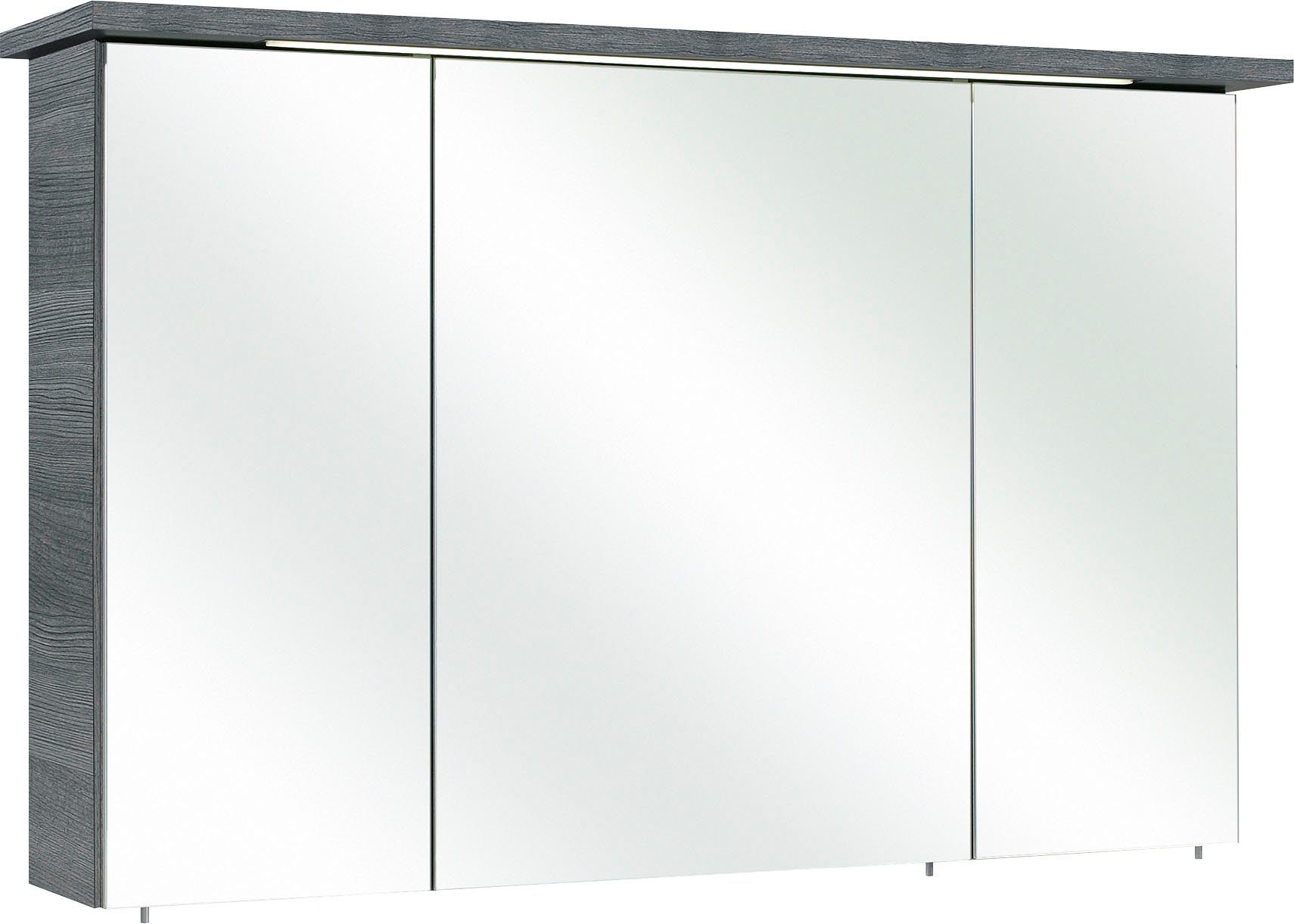 PELIPAL Badmöbel-Set Quickset 328, (2-St), Spiegelschrank inkl. LED-Beleuchtung, Waschtisch-Kombination