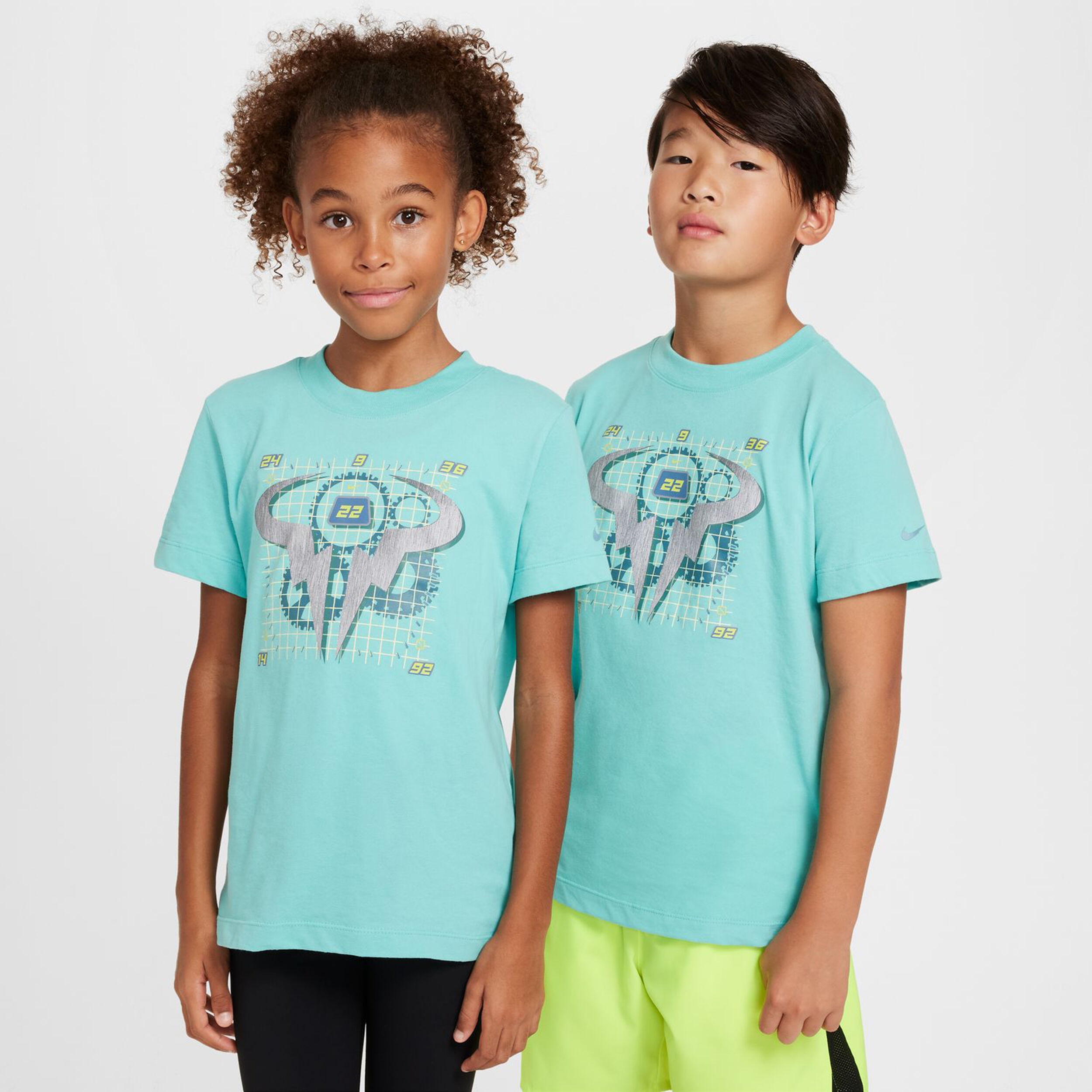 Dri-Fit Rafa T-Shirt Kinder - Türkis