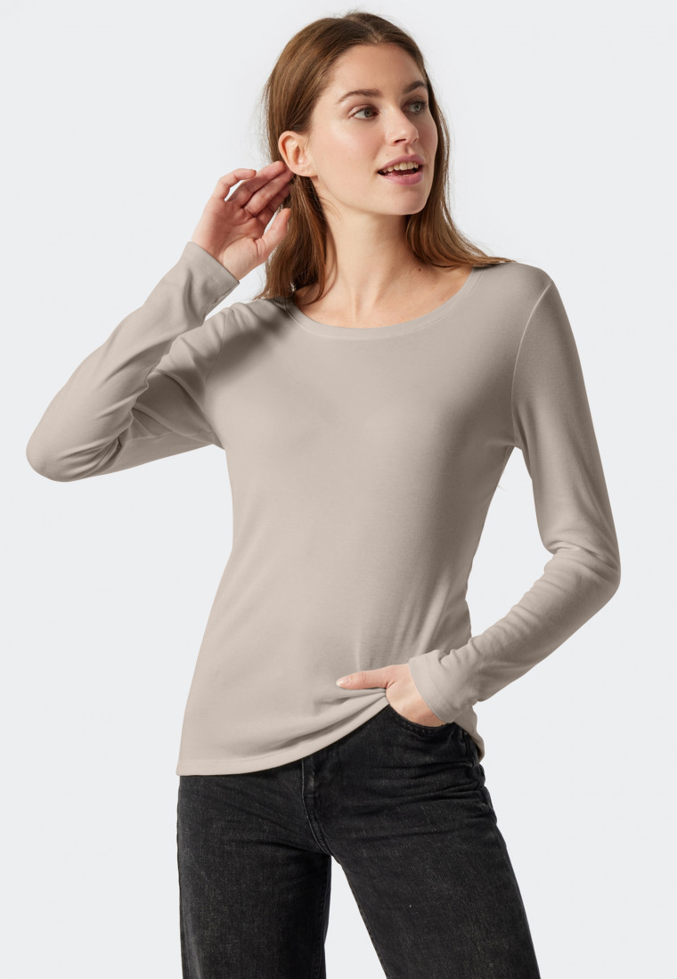 Shirt langarm beige - Revival Martina