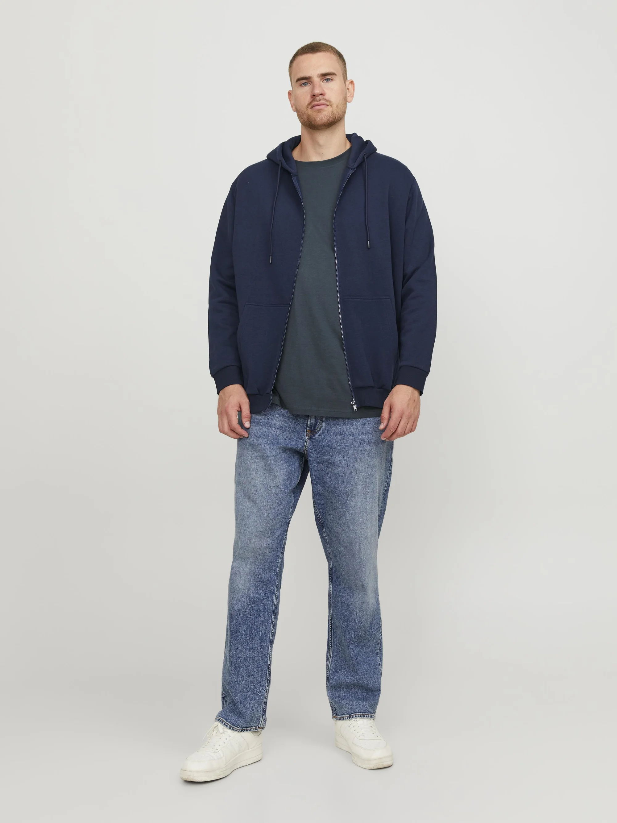 Jack & Jones JJEBRADLEY ZIP HOOD - Sudadera con cremallera