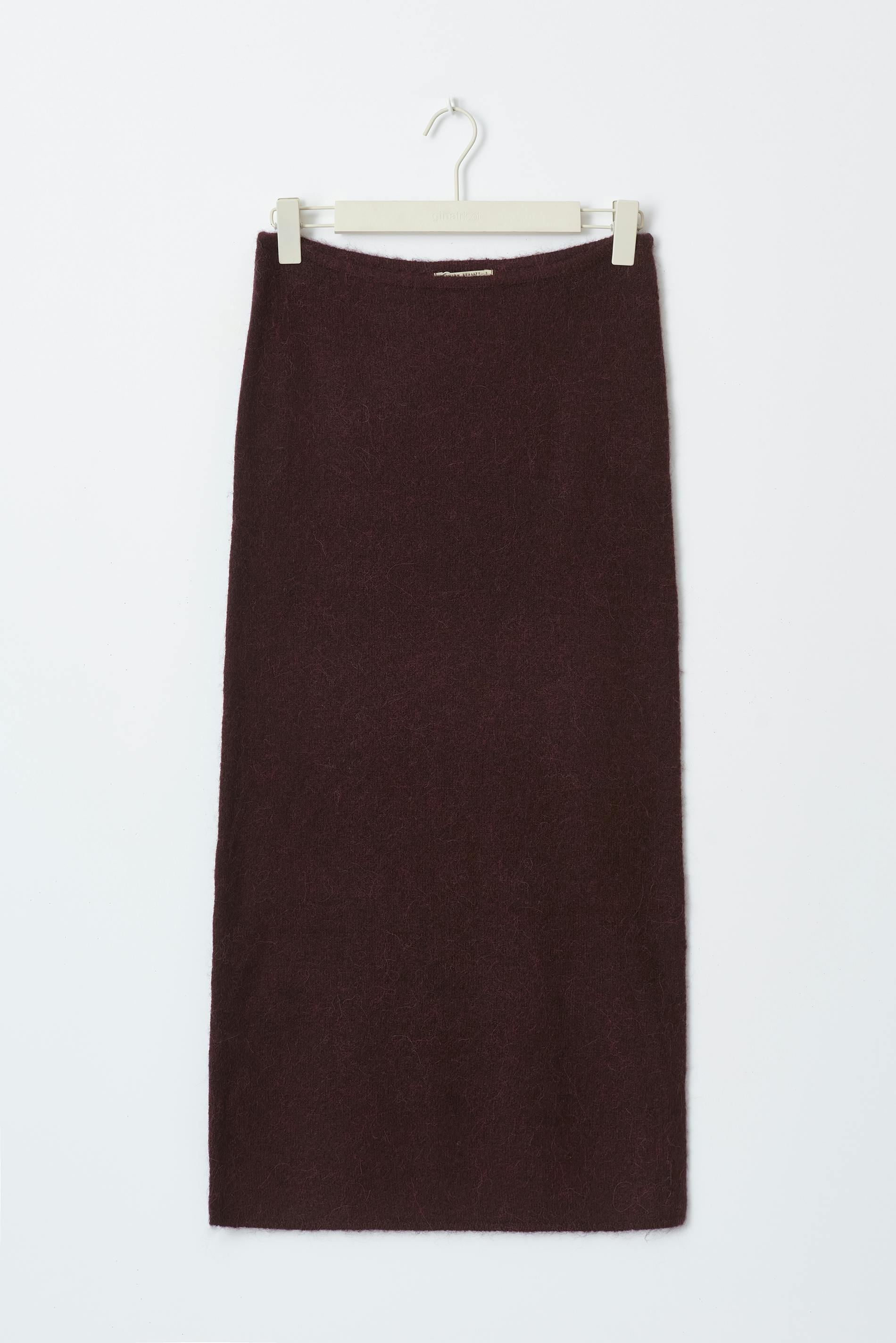 Knitted maxi skirt