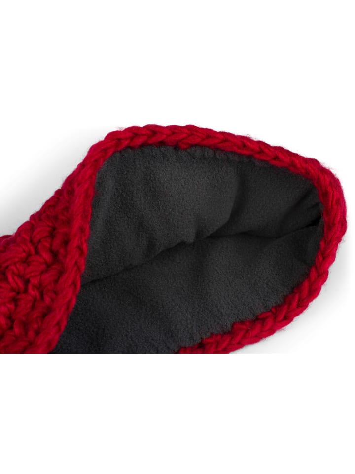 styleBREAKER Gehäkeltes Stirnband in Weinrot günstig kaufen onesize