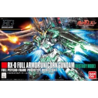 Gundam - HGUC 1/144 Full Armor Unicorn (Destroy Mode)