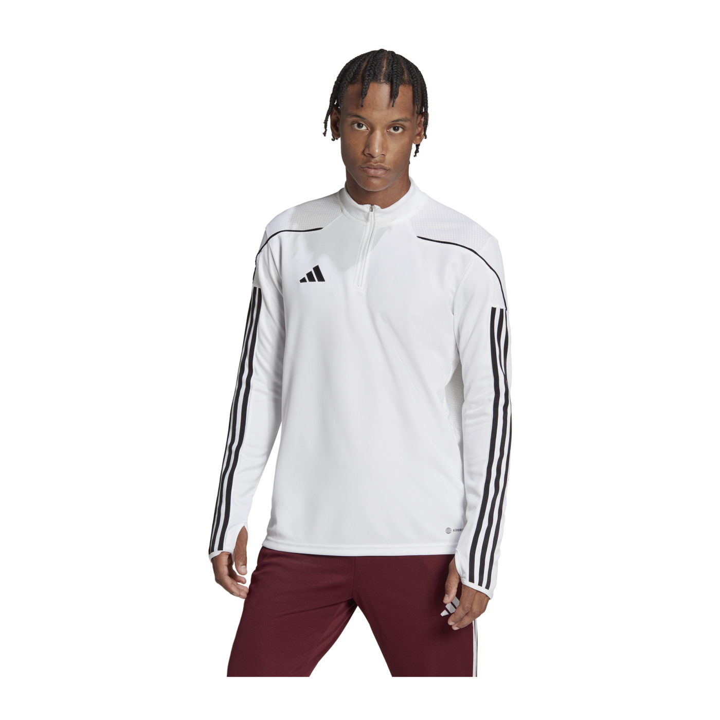 adidas Tiro 23 League HalfZip Sweatshirt Weiss