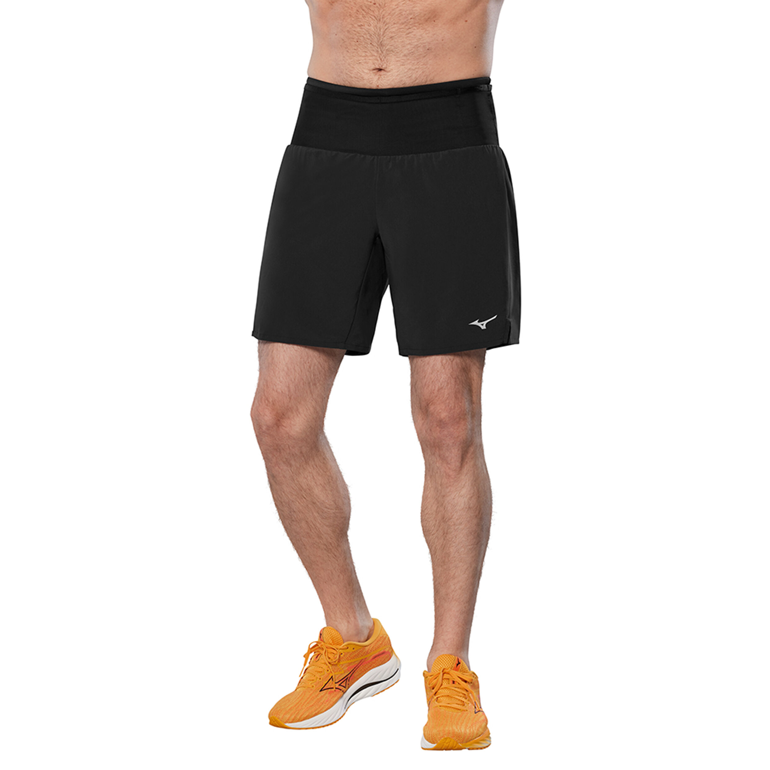 Multi Pocket 2in1 7.5 Laufshorts Herren - Schwarz
