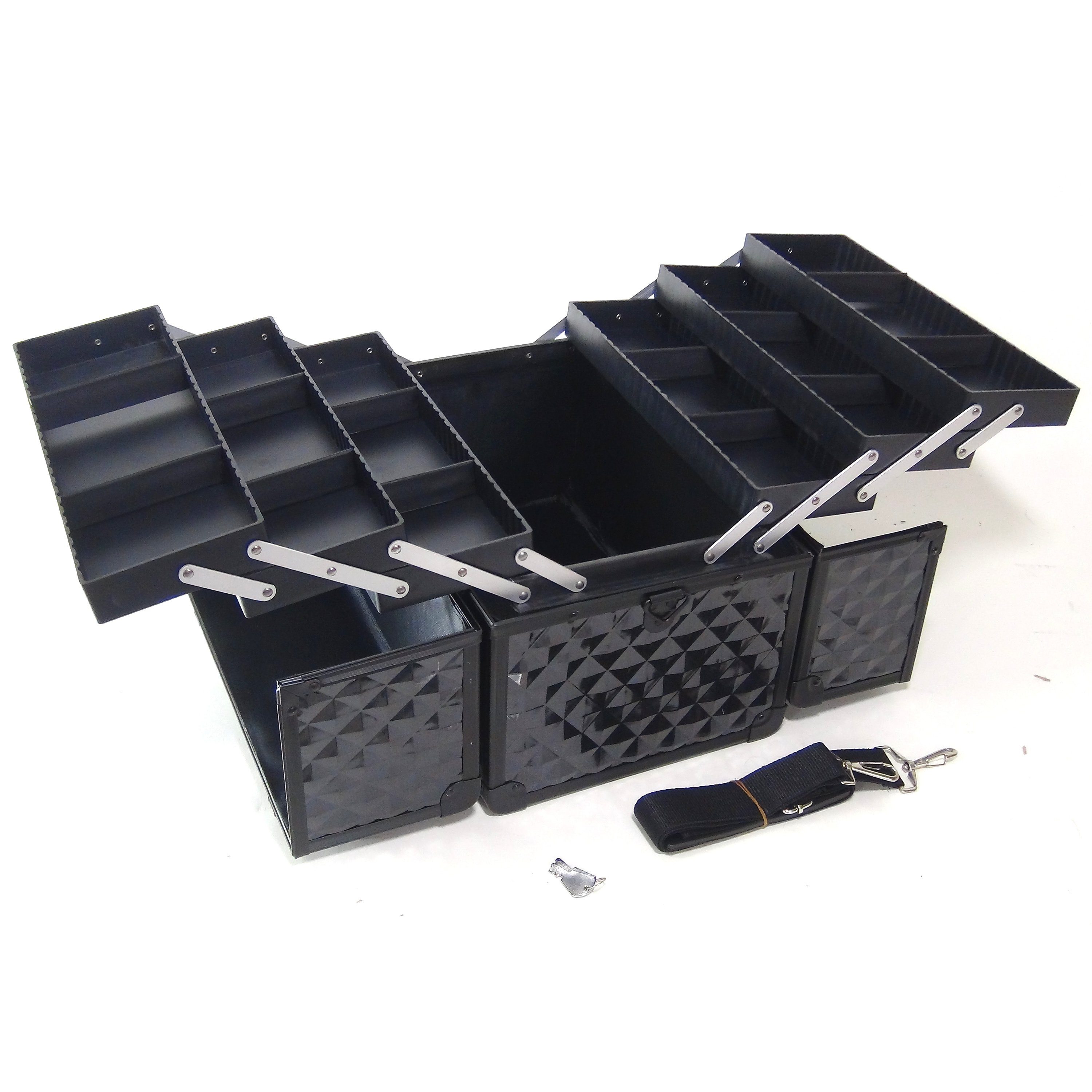 Dynasun Kosmetikkoffer BS38 BLACK, BS38 36x24x30.5cm XXL Schwarz Designer Profi Beautycase