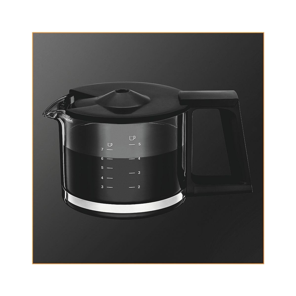 Krups Filterkaffeemaschine Aromacafé 5, Kaffeemaschine für 5 - 7 Tassen, mit Glaskanne, 200 Watt