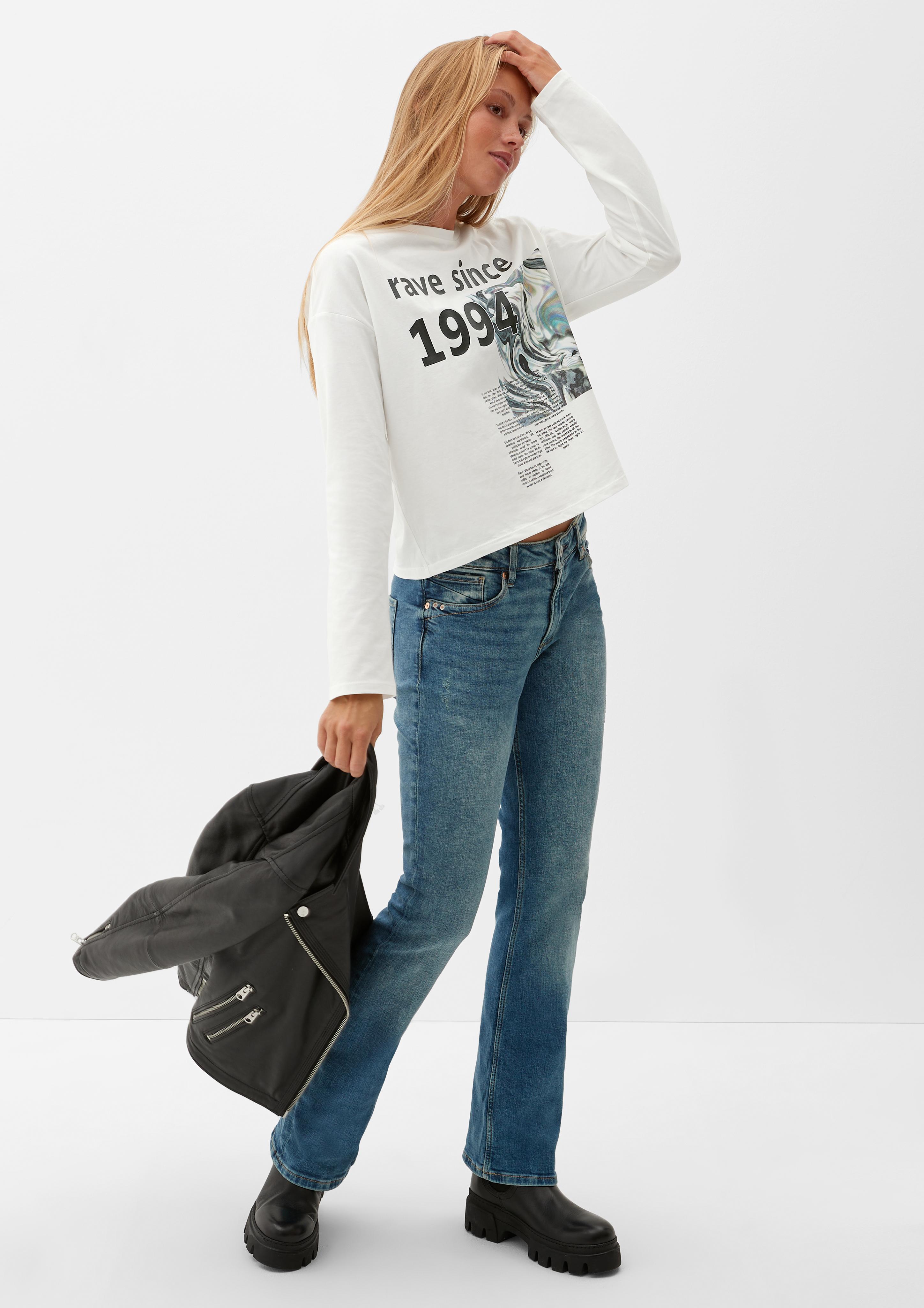 Longsleeve mit Frontprint  2125992-02D0