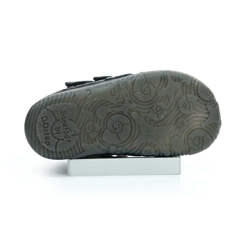 D.D.Step W073-364A schwarze Barfuß-Stiefeletten