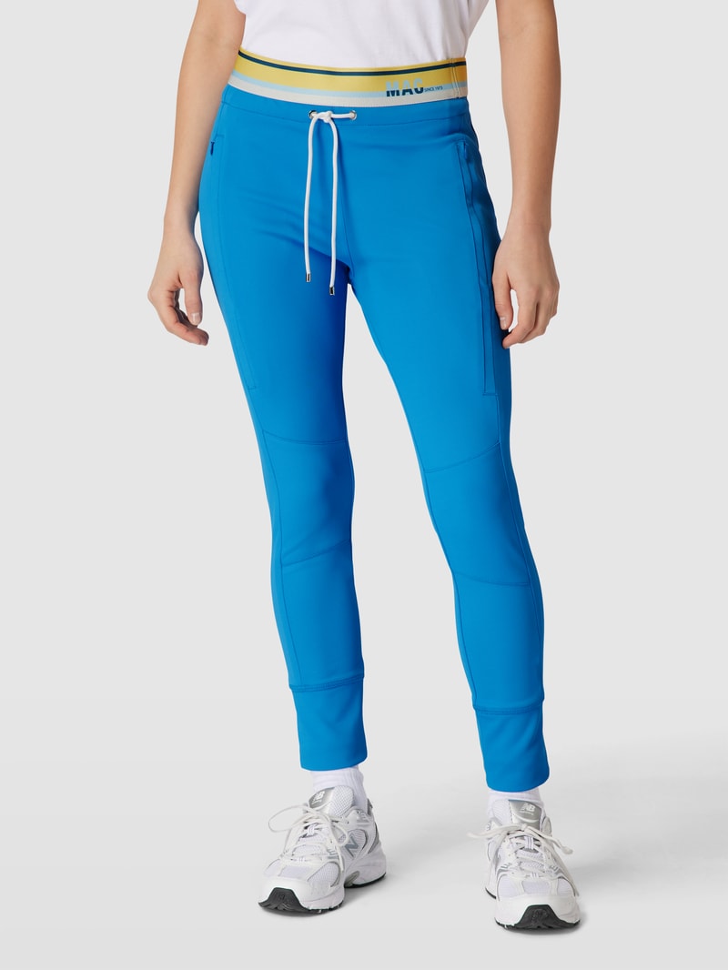 Sweatpants mit Teilungsnähten Modell 'FUTURE 4.0' in blau