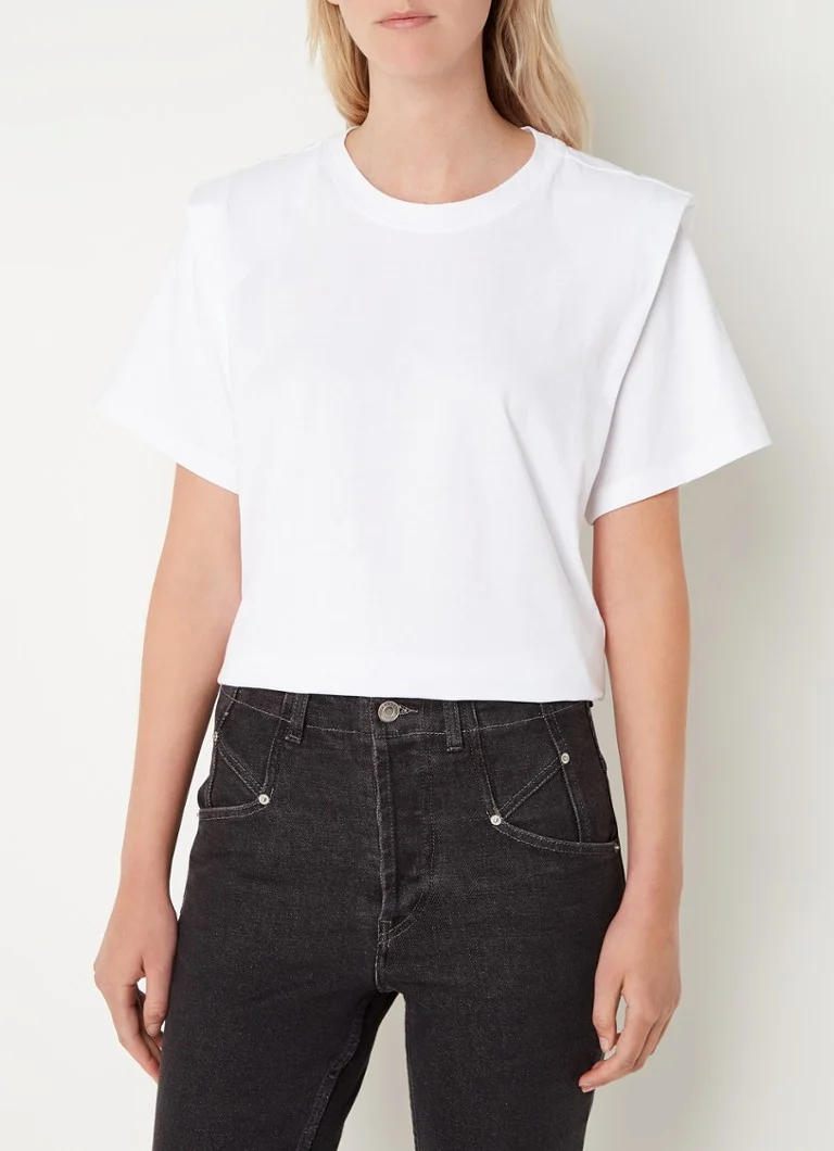T-shirt Isabel Marant Zelitos con dettaglio sulla spalla