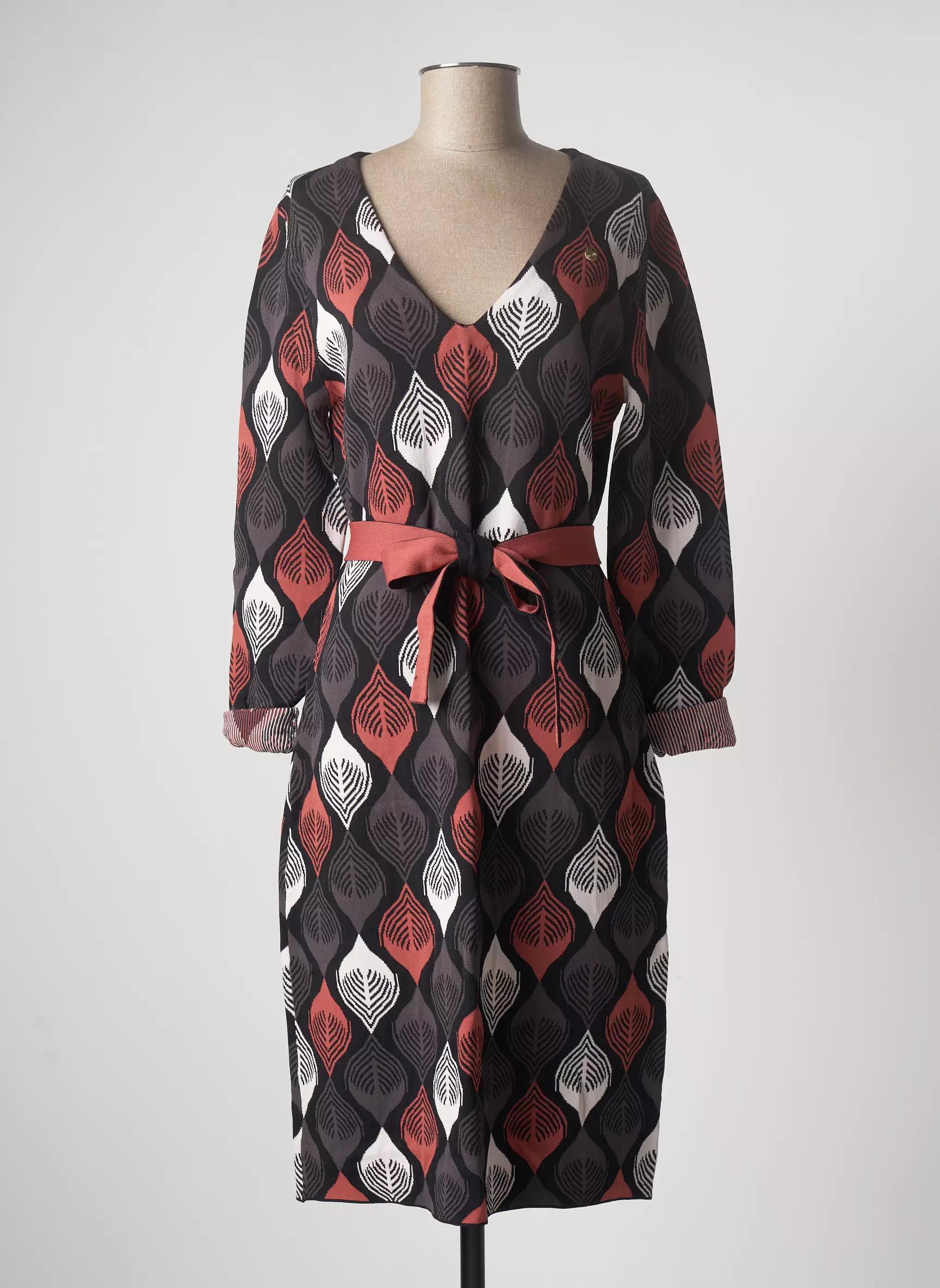 4 Funky Flavours Robes Mi Longues Femme couleur noir