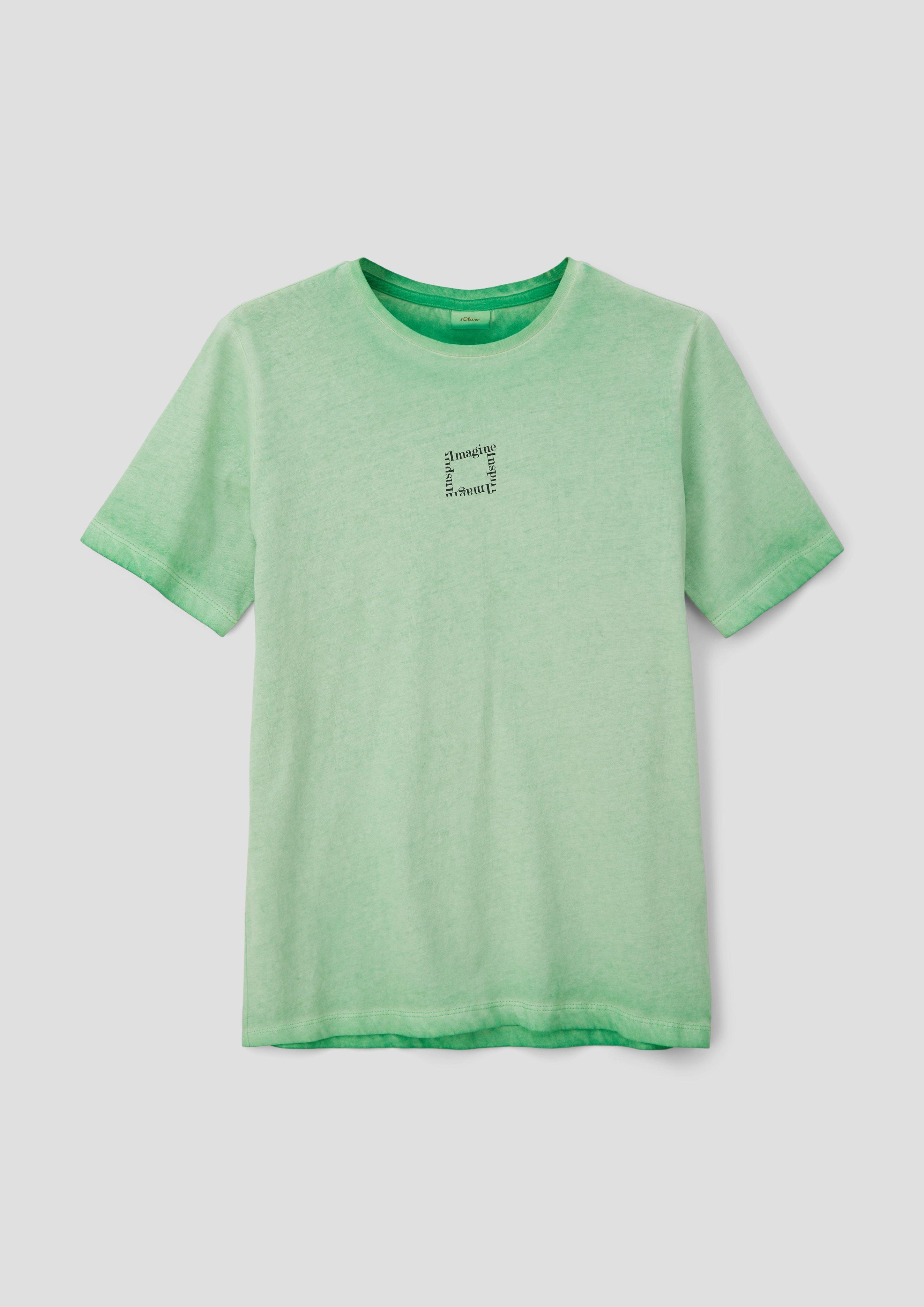 Baumwollshirt mit leichtem Farbverlauf  2152512-7303