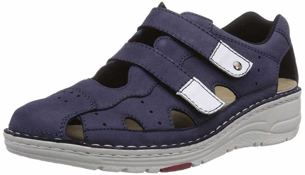BERKEMANN Komfort Sandalen blau Slipper
