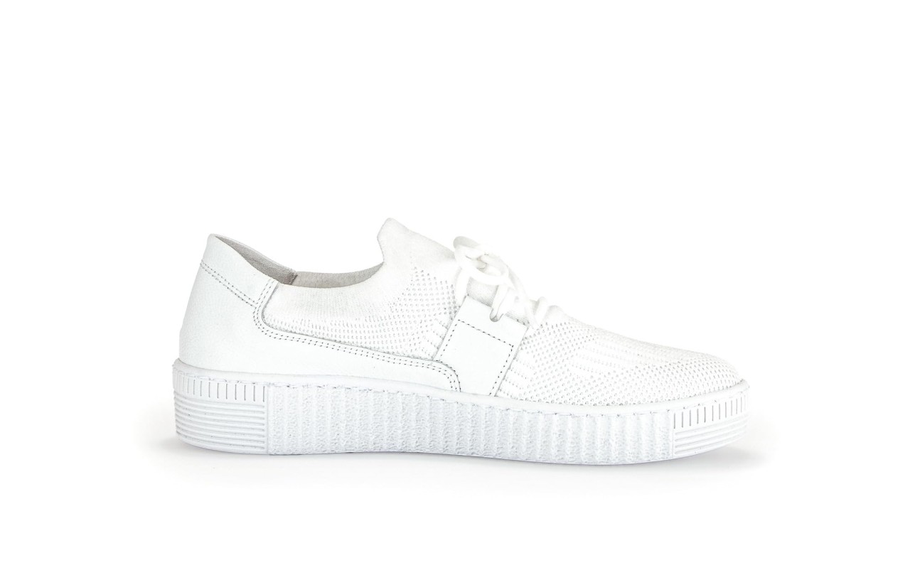 GABOR Freizeit Schnürer weiss Gabor Fashion Sneaker low 43.335.41 weis