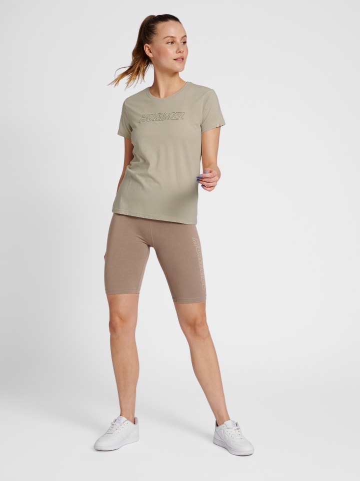 Hummel Hummel T-Shirt Hmlte Cali Multisport Damen in BLACK/CHATEAU GREY günstig kaufen