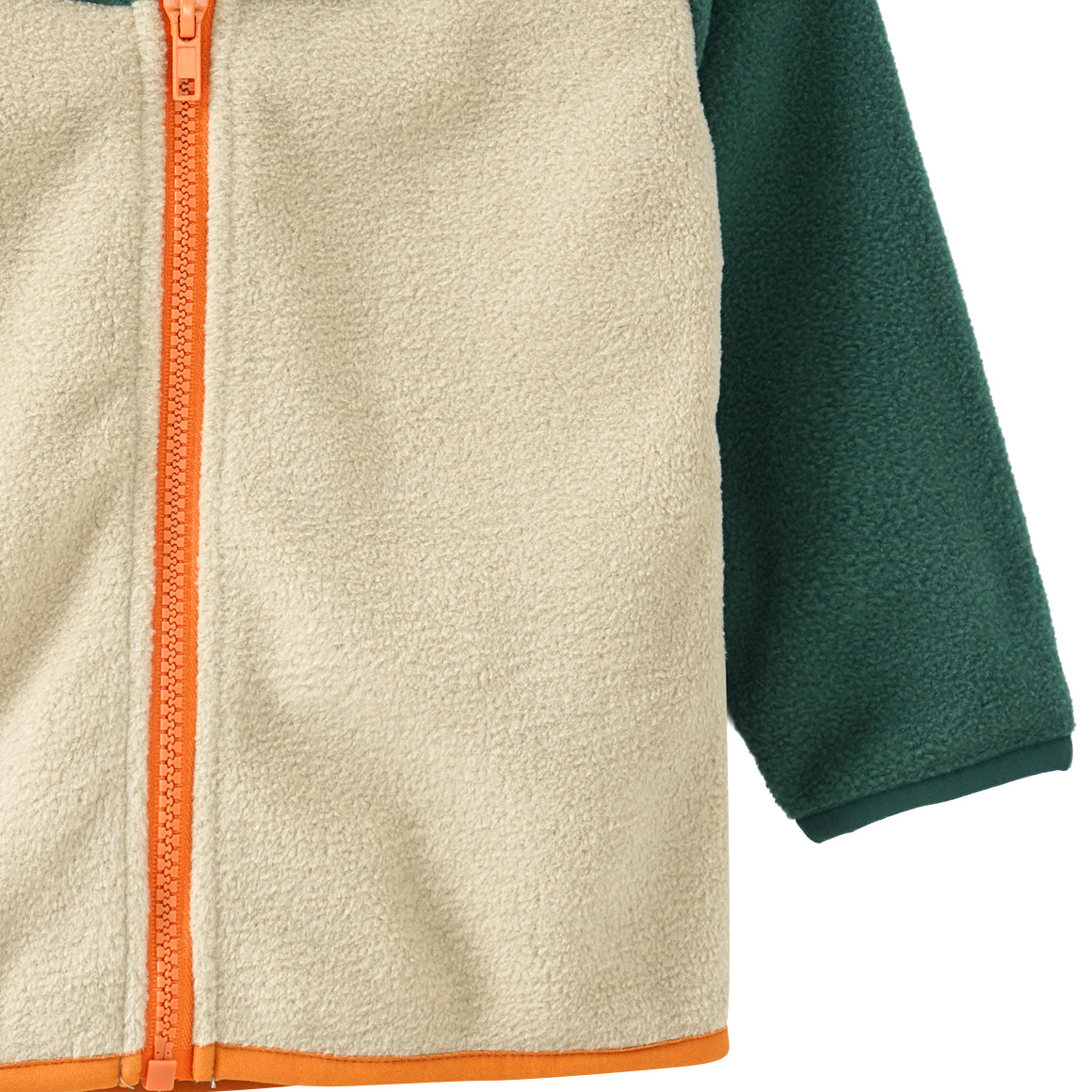 Jungen Fleecejacke mit Stehkragen