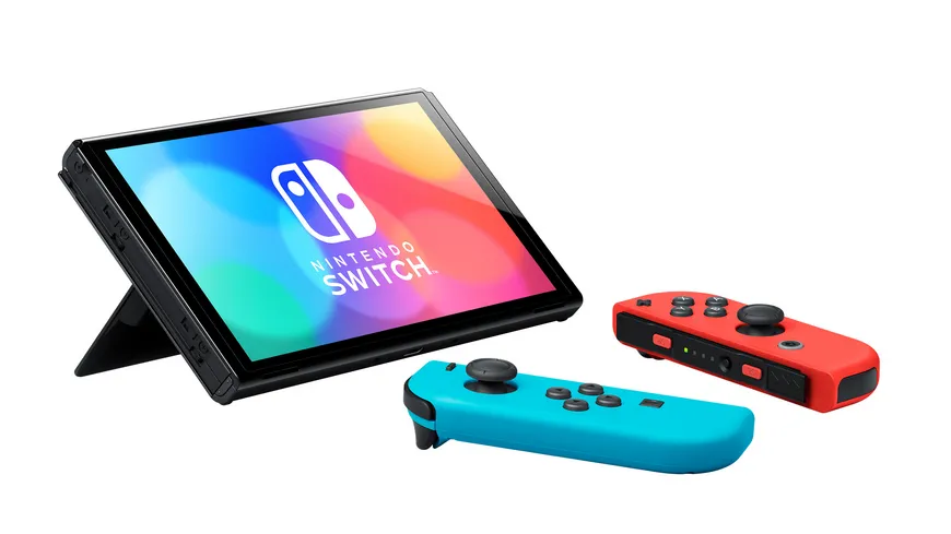 Nintendo Switch - Konsole Neon-Rot / Neon-Blau (OLED-Modell)