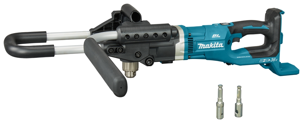 Tarière Makita DDG460ZX7 2 x 18 V avec adaptateurs A et D (batteries et chargeur non inclus)
