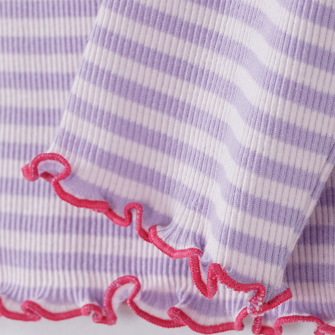 Mädchen Langarmshirt in Rippqualität