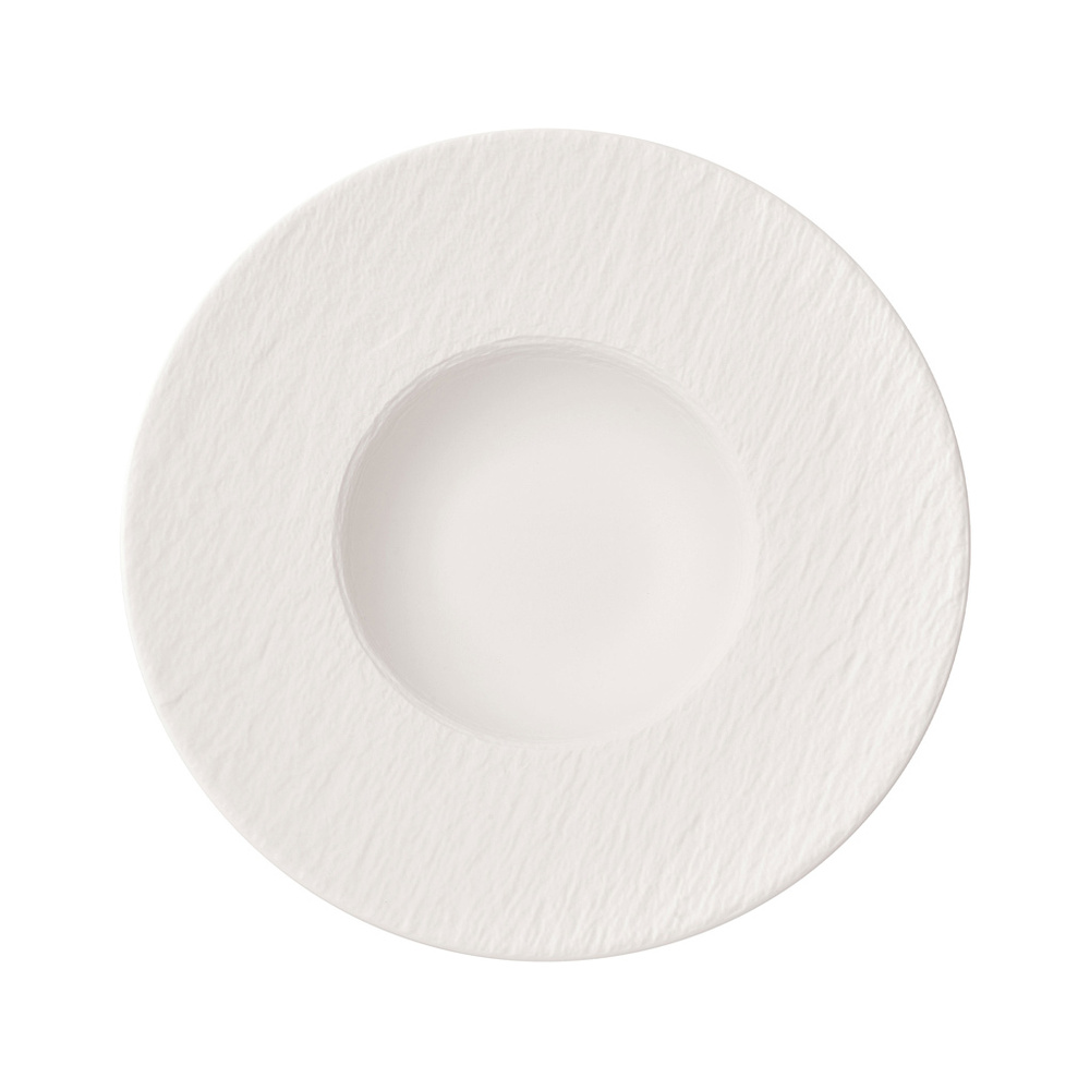Villeroy & Boch Assiette à pâtes Manufacture Rock blanc Assiette