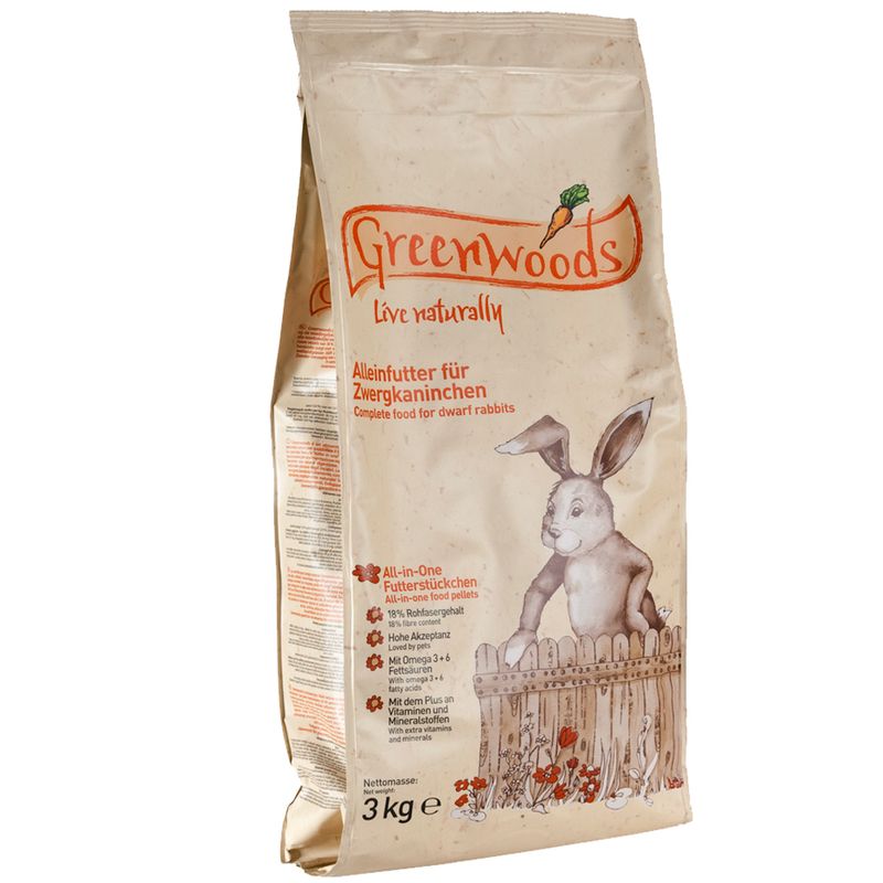Greenwoods Zwergkaninchenfutter zu TOP-Preisen