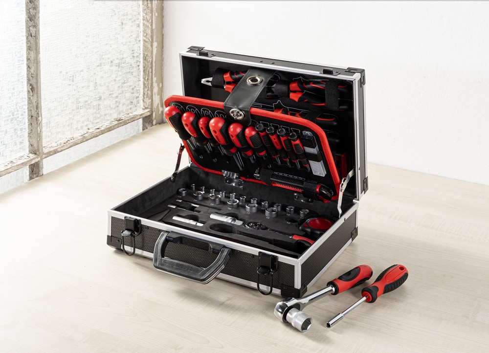 TECH-CRAFT Tech Craft Alu Werkzeugkoffer 110 tlg .