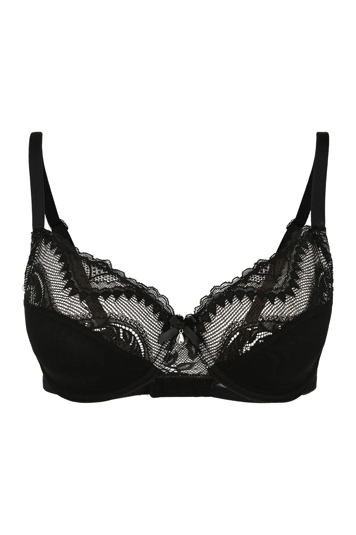 PETITE FLEUR GOLD  BH - Schwarz - Unifarben