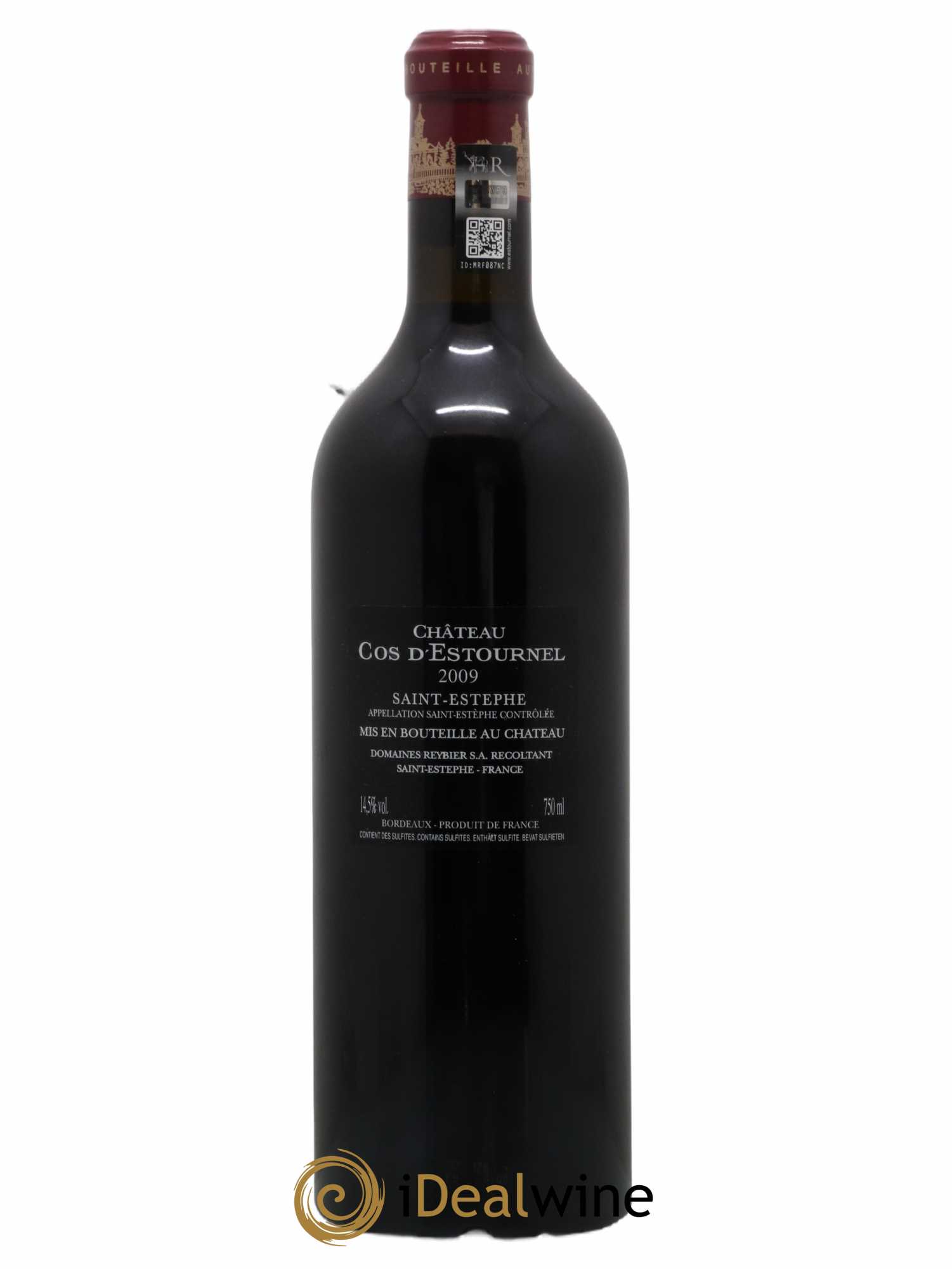 Cos d'Estournel 2ème Grand Cru Classé  2009 - Lot de 1 Bouteille