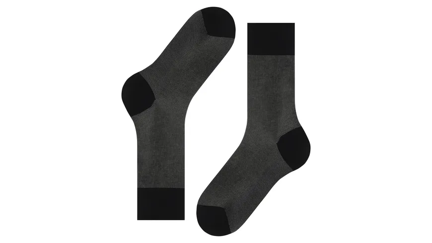 FALKE Herren Socken Fine Shadow schwarz