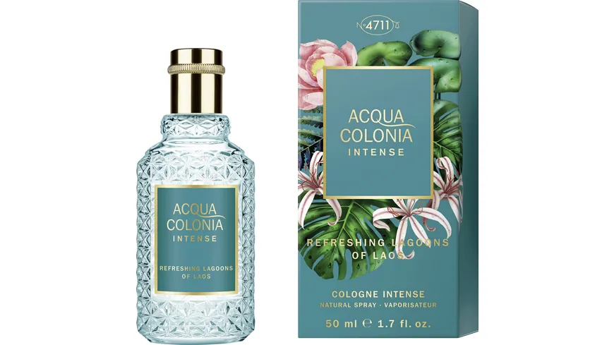 4711 ACQUA COLONIA Intense Refreshing Lagoons of Laos, Eau de Cologne 50 ml