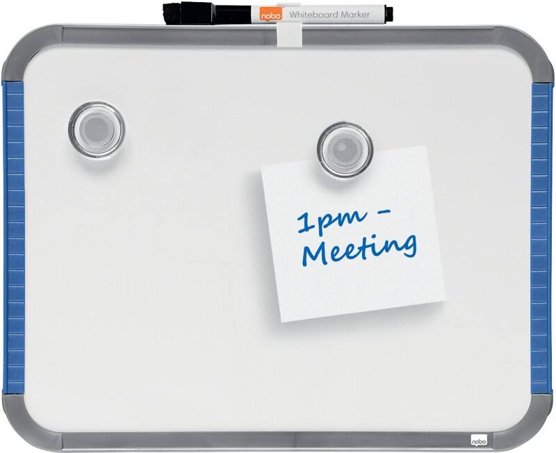 Nobo Mini Whiteboard Slim Rahmen Magnetisch 28 x 22 mm Weiß