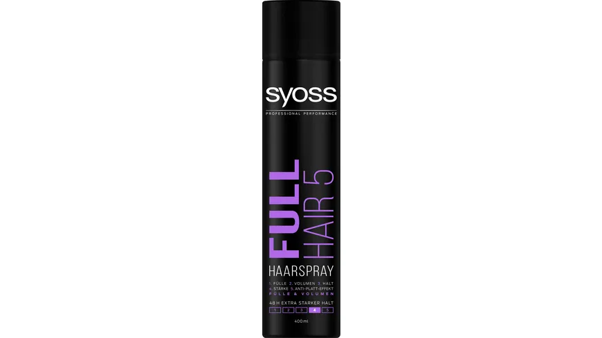 syoss Haarspray Full Hair 5 Haltegrad 4 400 ml