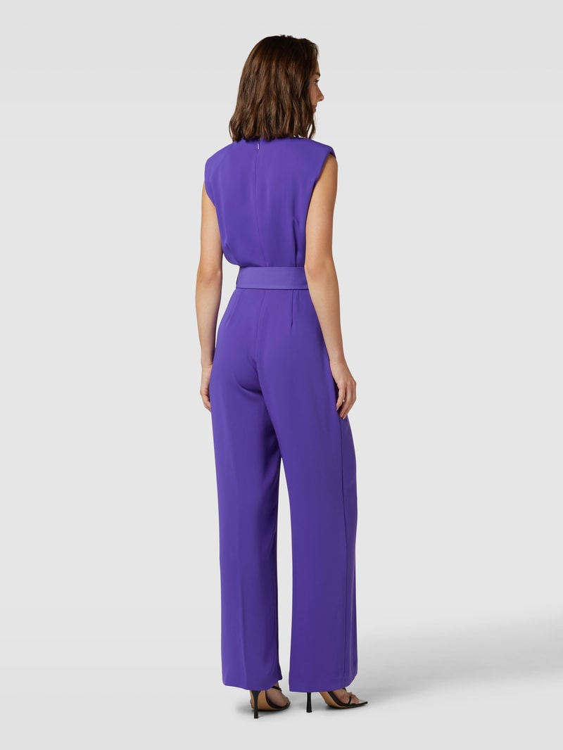 Jumpsuit mit Bindegürtel Modell 'ATENA' in purple