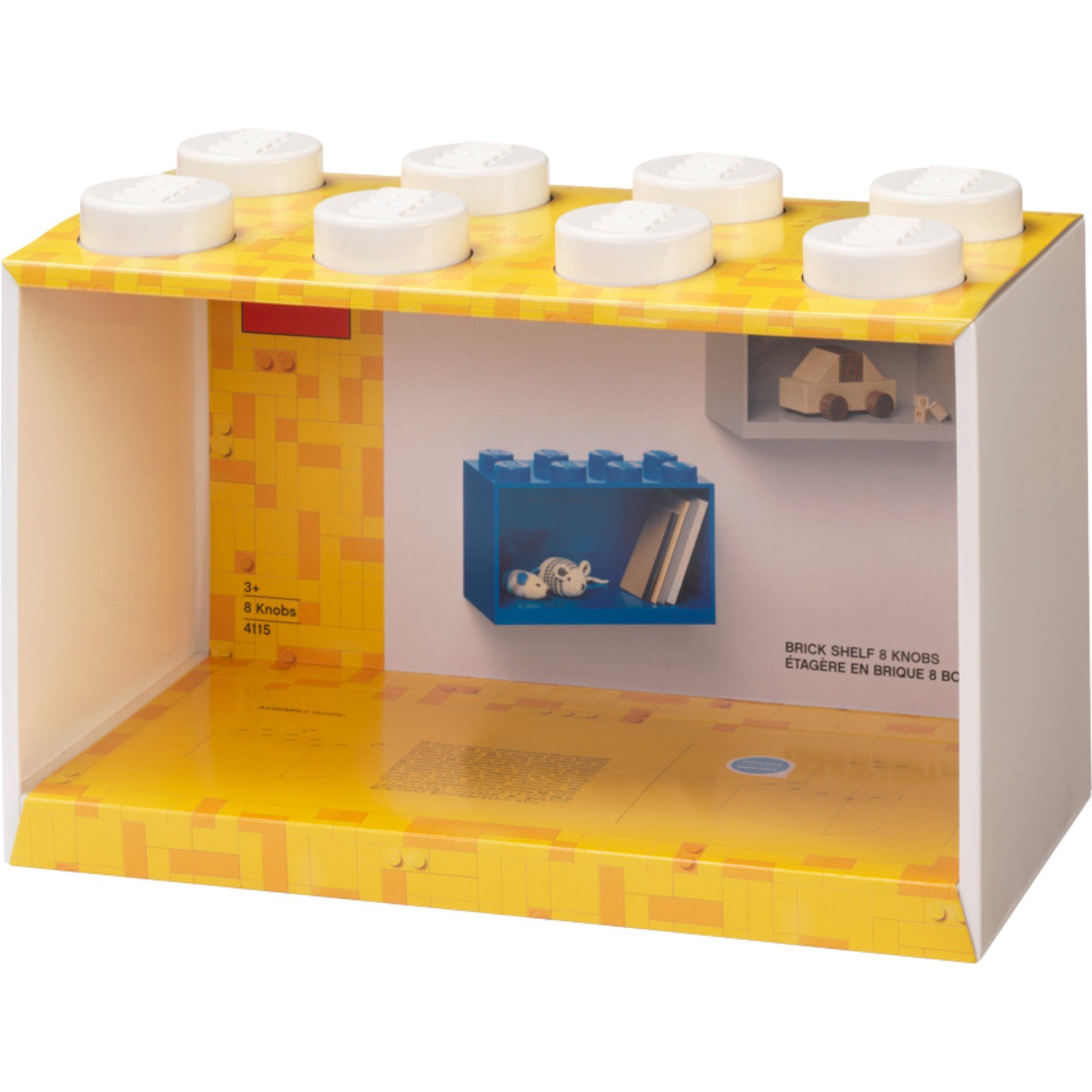 Room Copenhagen Spielzeugtruhe Room Copenhagen LEGO Regal Brick 8 Shelf