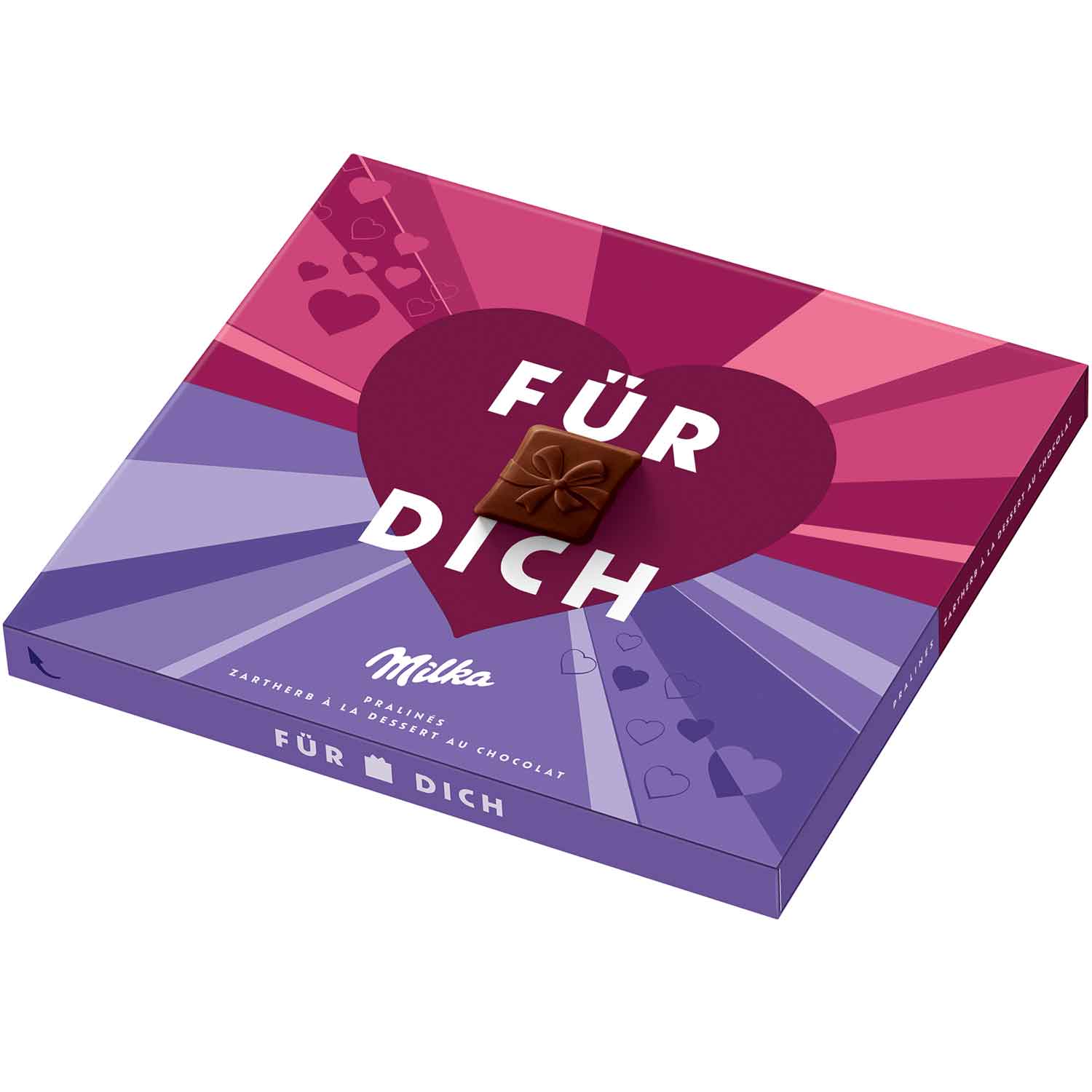 Milka 'Süßes Mitbringsel' Pralinés Zartherb à la Dessert au Chocolat 110g