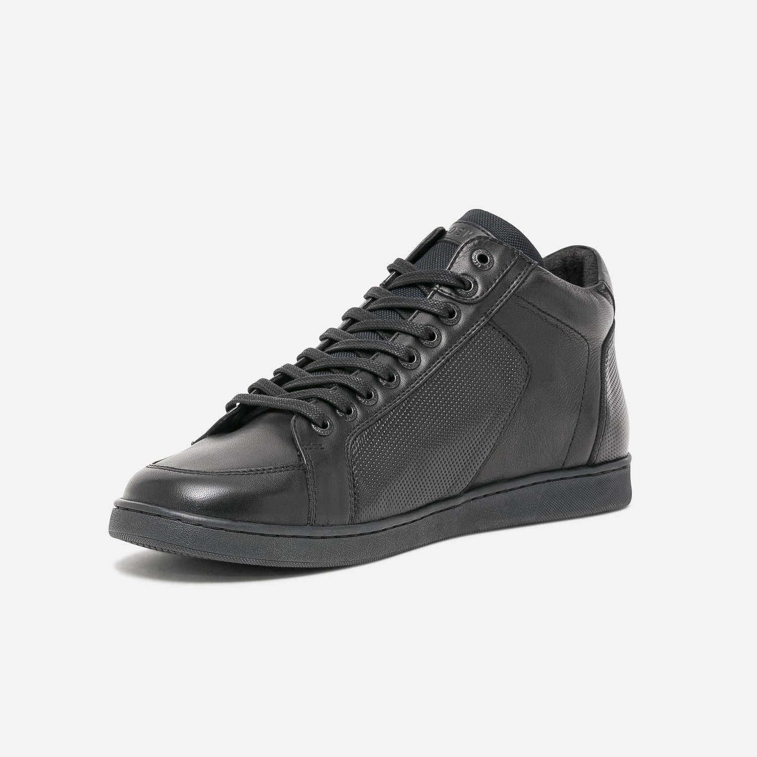 Basket REDSKINS noire en cuir