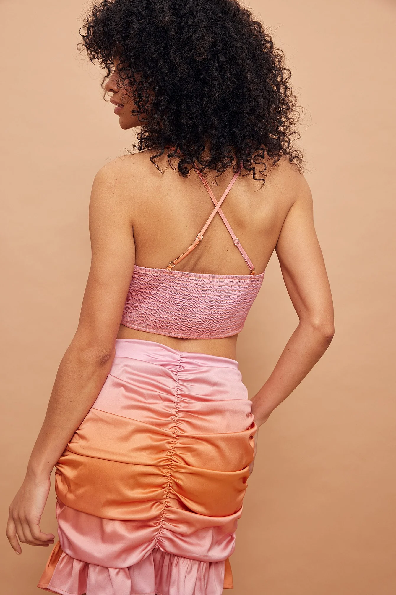 Recyceltes Satin-Top