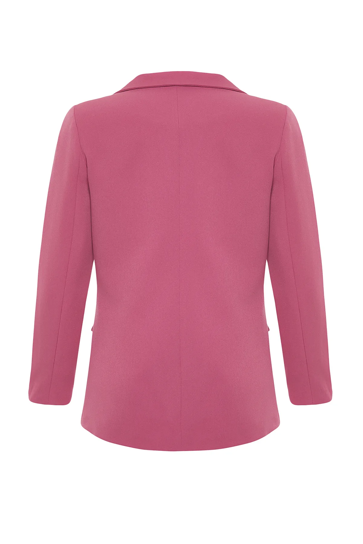 Trendyol Collection  Rosa, normal gefütterte, zweireihige, gewebte Blazerjacke TWOAW21CE0264