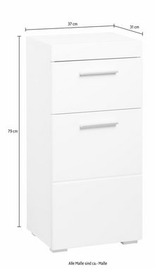 INOSIGN Unterschrank Avena Breite 37 cm, Badezimmerschrank mit 1 Schubkasten und 1 Tür