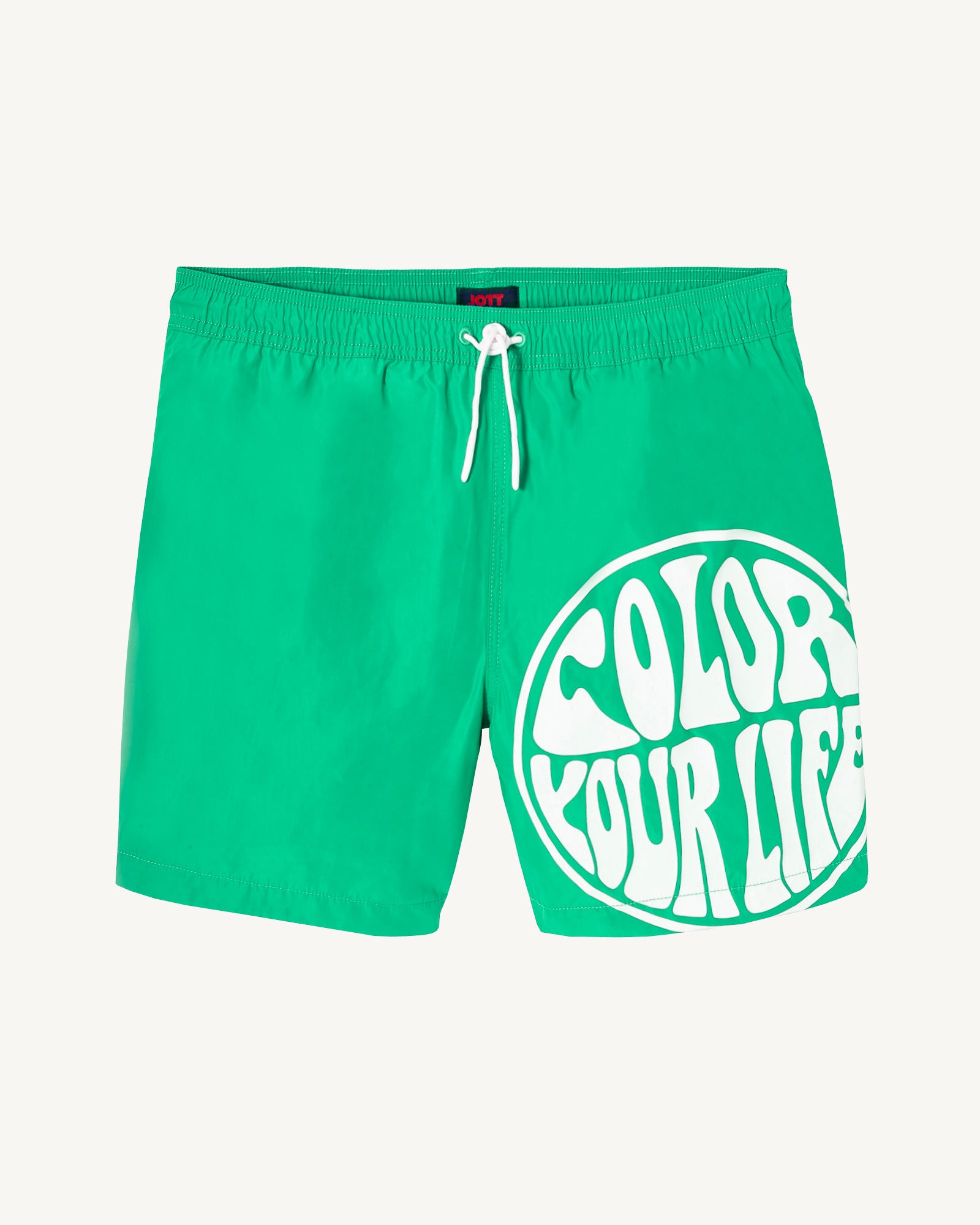 Short de bain Vert/Funday blanc Biarritz