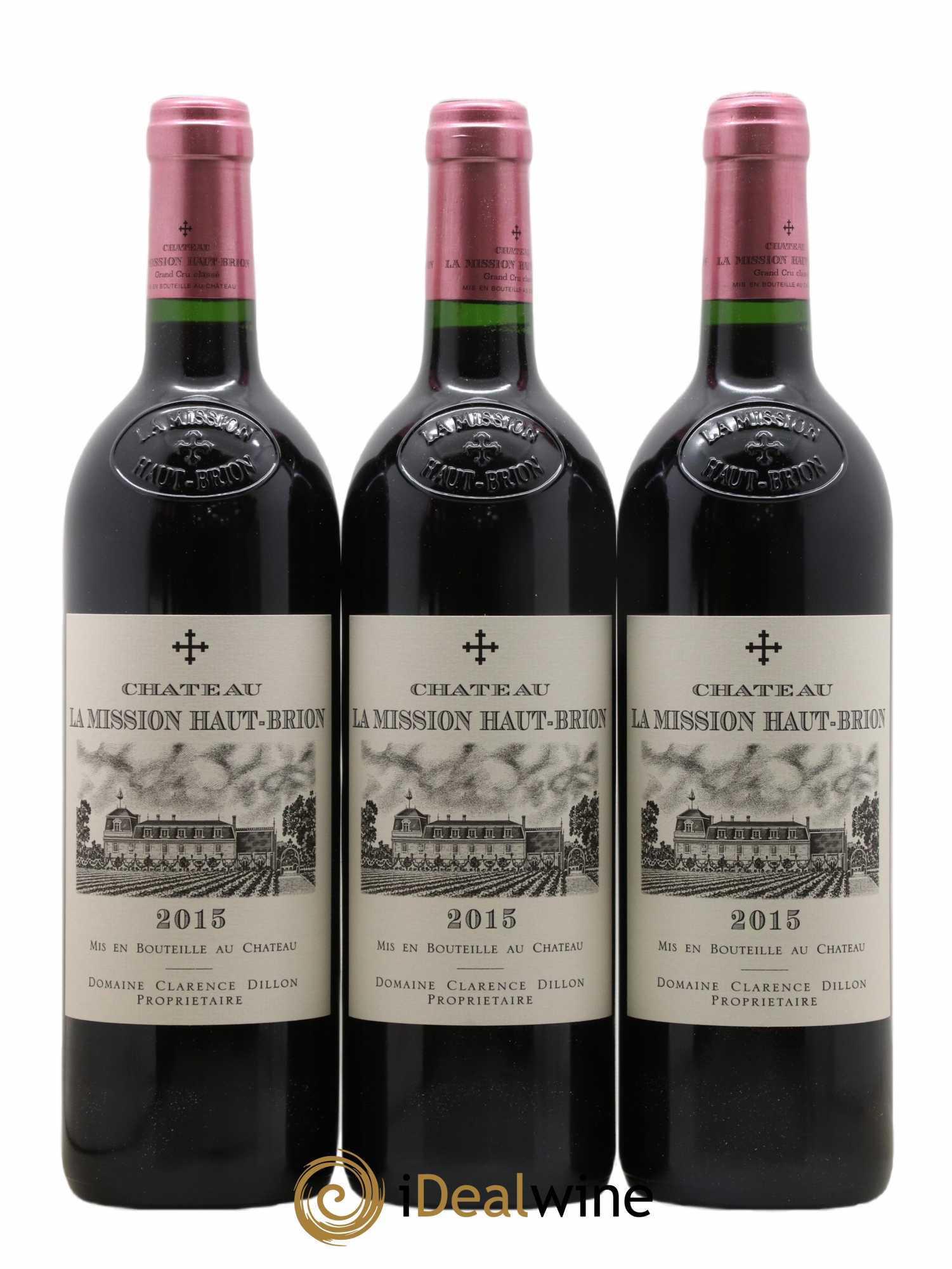 Château La Mission Haut-Brion Cru Classé de Graves  2015 - Lot de 12 Bouteilles