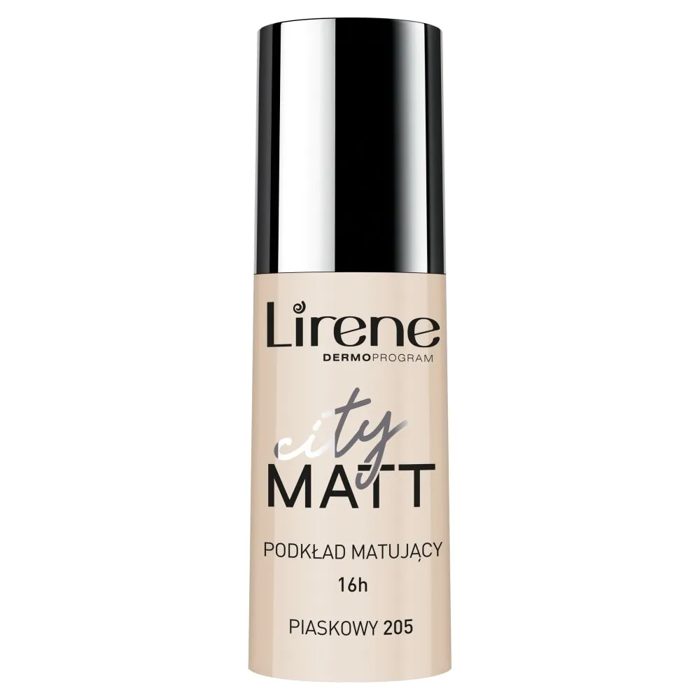 Lirene City Matt matinį atspalvį suteikiantis makiažo pagrindas 205 Sand