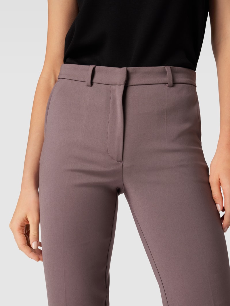 Hose mit Bügelfalten Modell 'NOOWA' in mauve