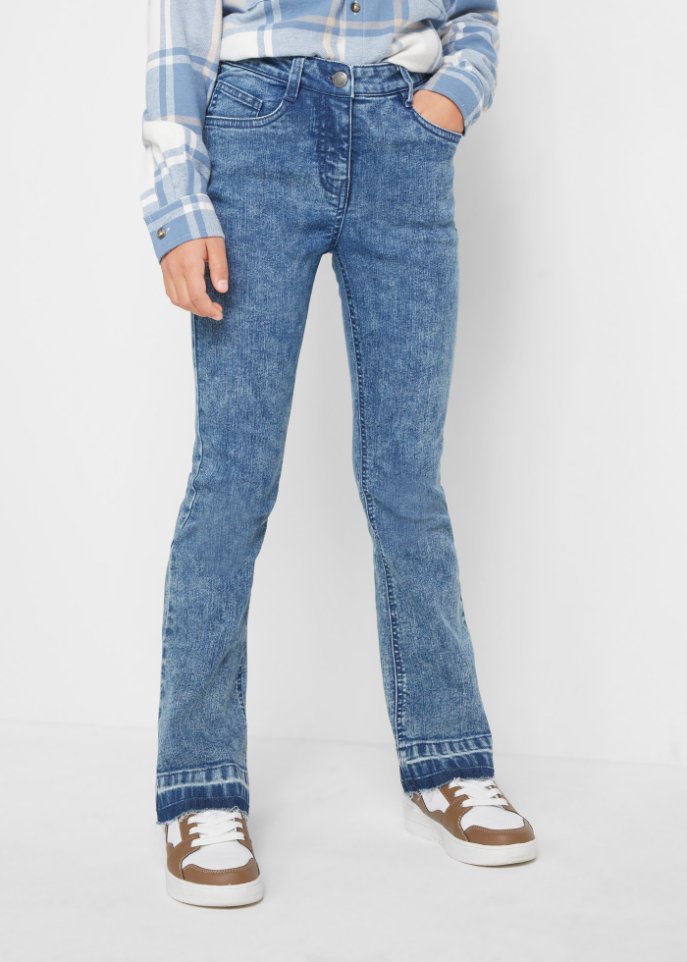 Mädchen Stretch-Jeans, flared