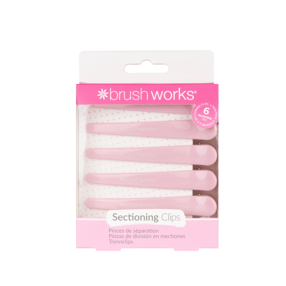 Brushworks Pinces à cheveux de séparation x6 Pinces à cheveux