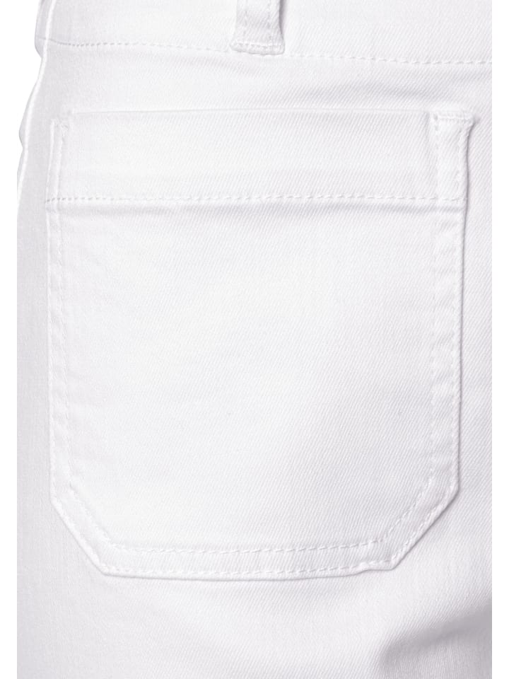 LASCANA Weite Jeans in weiß günstig kaufen