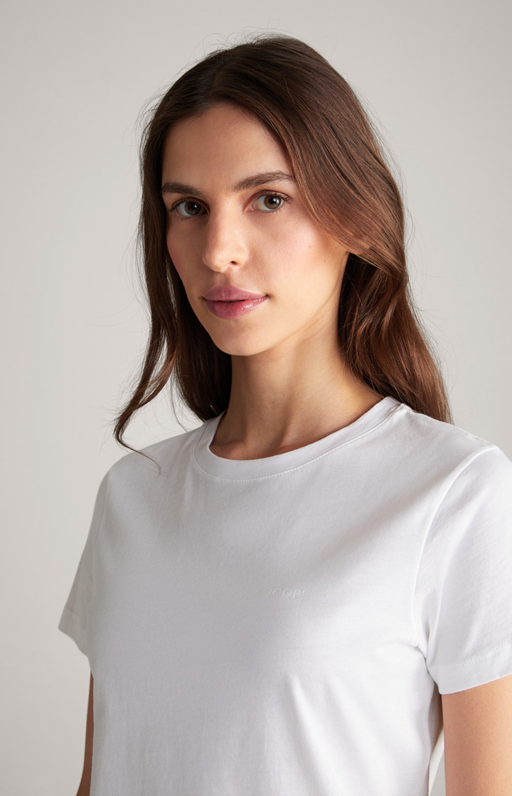 Baumwoll-T-Shirt in Weiß