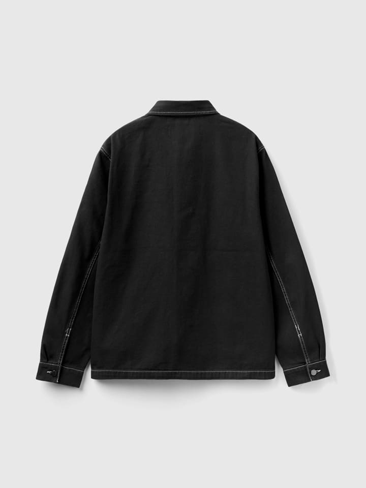 Benetton Hemdjacke in Schwarz günstig kaufen
