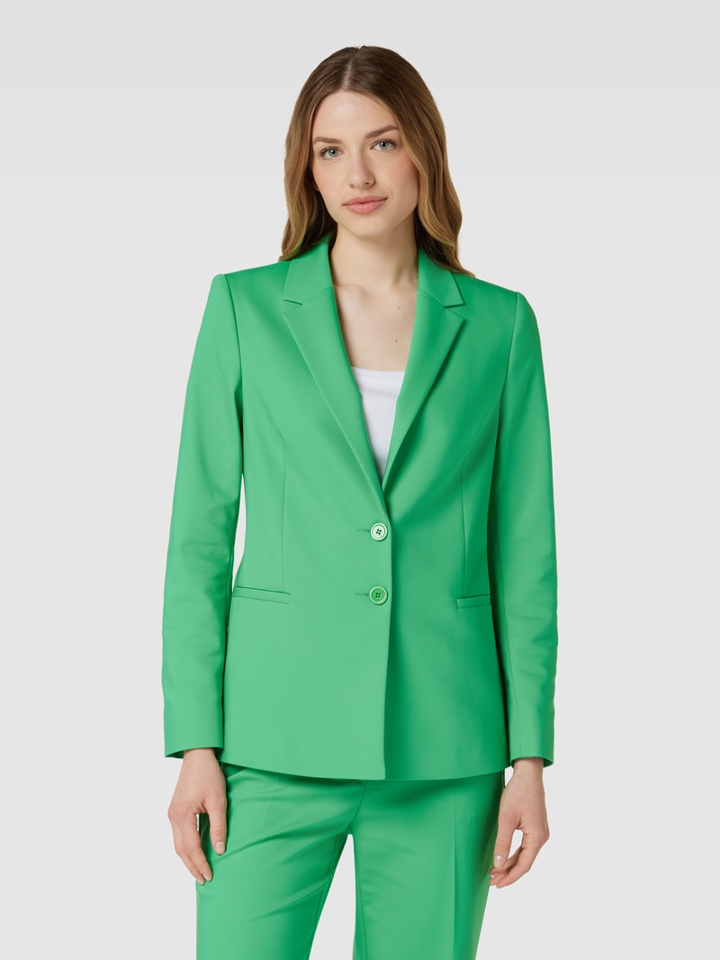 Blazer mit Reverskragen in grün